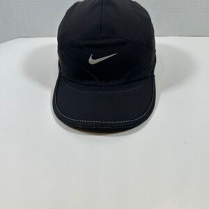 Nike Storm-Fit 5 Panel Hat Black Adjustable Running Hiking